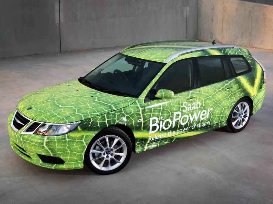  Saab 9-3 BioPower SportCombi 2008 года  (фото 8 из 9)